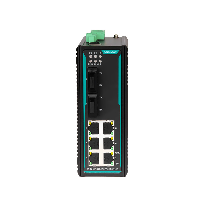 迈威MISCOM6208 8口二层百兆网管型导轨式工业以太网交换机